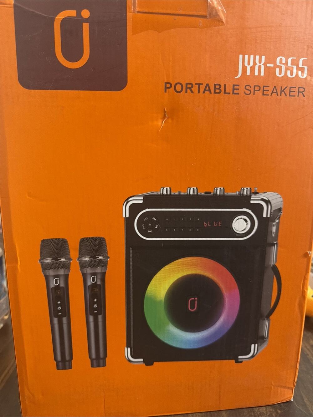 the JYX-S55 Portable Karaoke Machine and Bluetooth PA Speaker System.